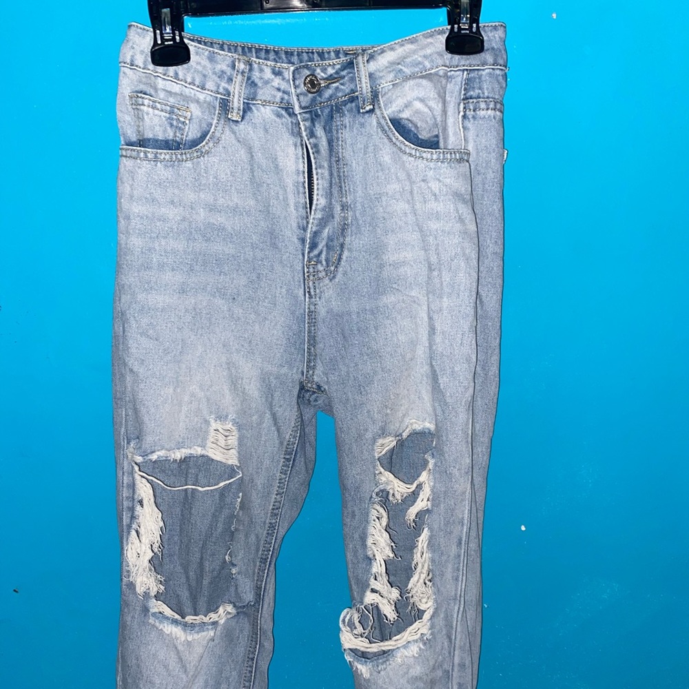 shein jeans. really great quality for them being from shein